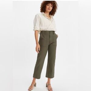 Levi’s Ribcage Olive Green Pants